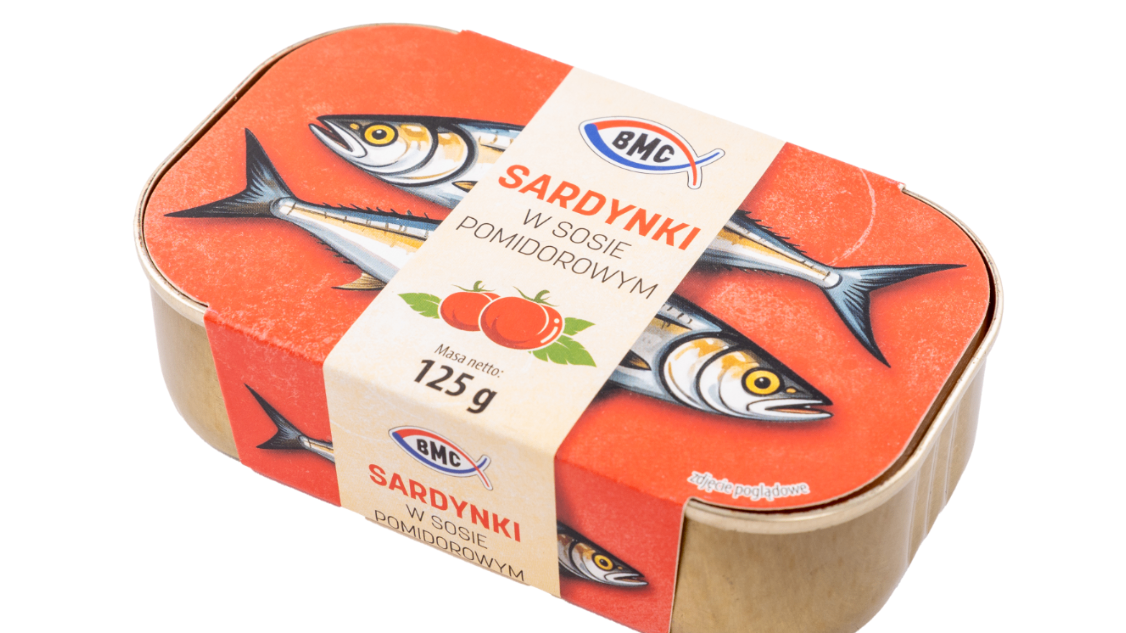 Sardynki w sosie pomidorywm 125g