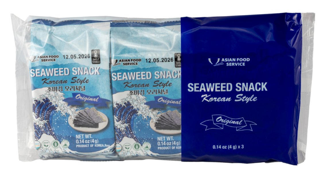 Seaweed Roasted Original Snack trójpak