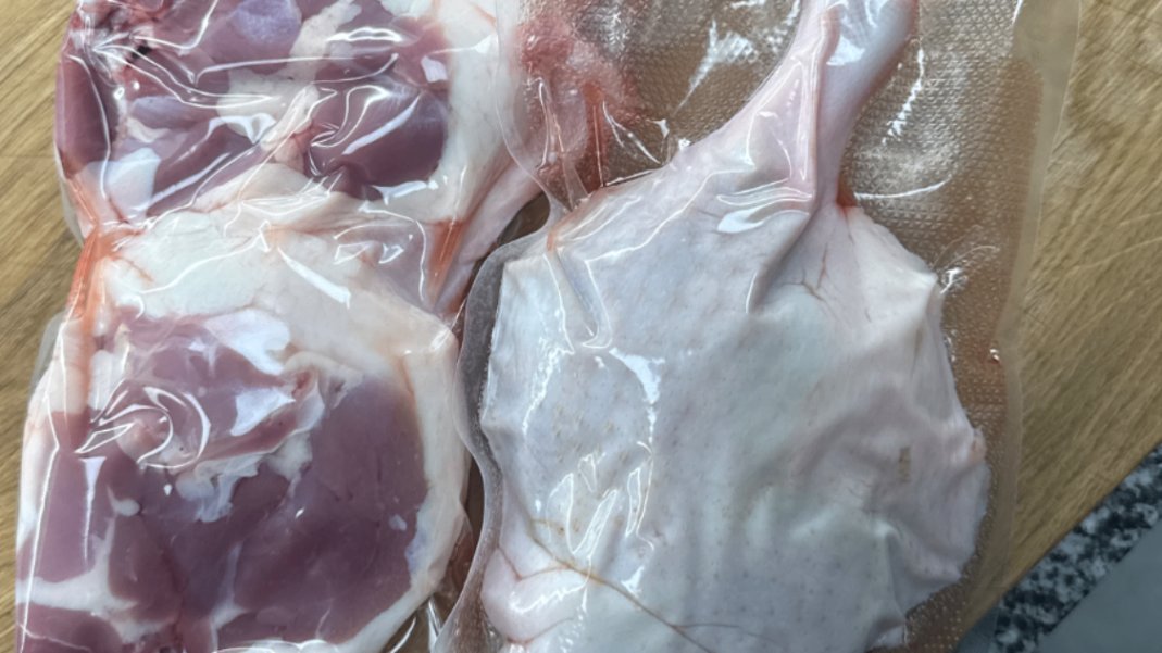 Ekologiczne udka z kaczki świeże 500g