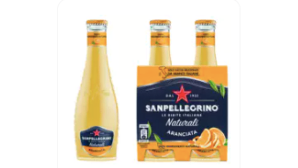 Sanpellegrino Aranciata 200ml x4