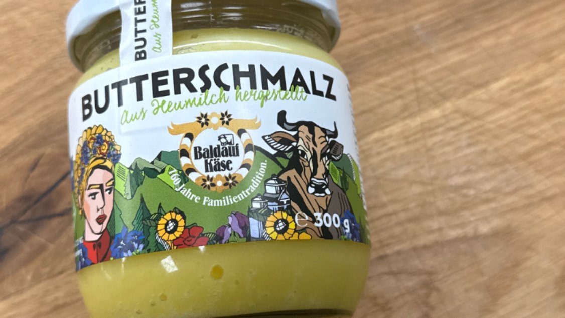 Masło klarowane naturalnie 300g baldauf kase